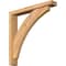 Ekena Millwork Thorton Block Smooth Bracket w/ Offset Brace, Western Red Cedar, 3 1/2"W x 22"D x 22"H BKT0402X22X22THR05SWR - alternate 1